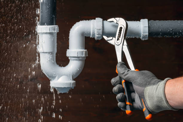 Professional Sewer Line Repair technician working in Victor, NY